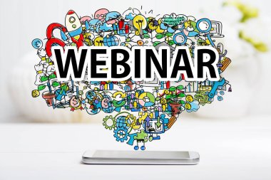 Webinar kavramı ile smartphone