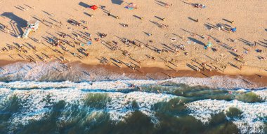 Santa Monica beach yukarıdan