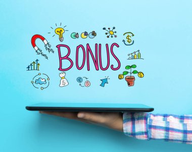 Bir tablet ile bonus kavramı