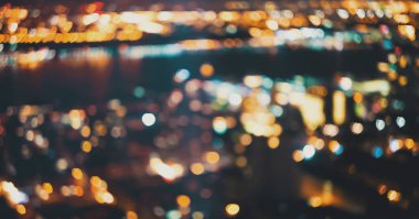 Ny bulanık soyut bokeh arka plan geceleri