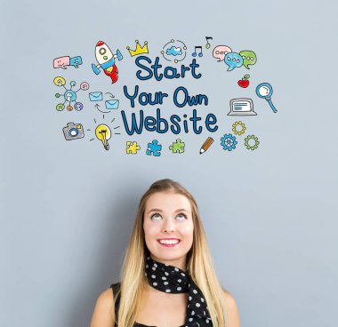 Kendi web sitesi konsept başlatmak