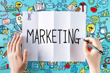 Pazarlama metin elle