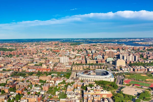 Letecký pohled na panoráma v Bronxu — Stock fotografie