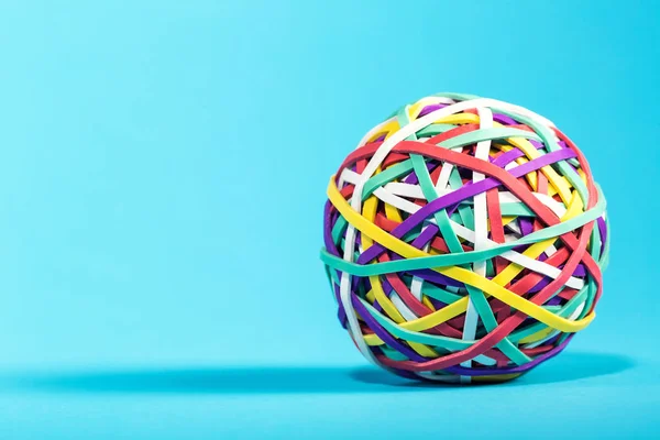 Rubber band ball — Stock Photo, Image