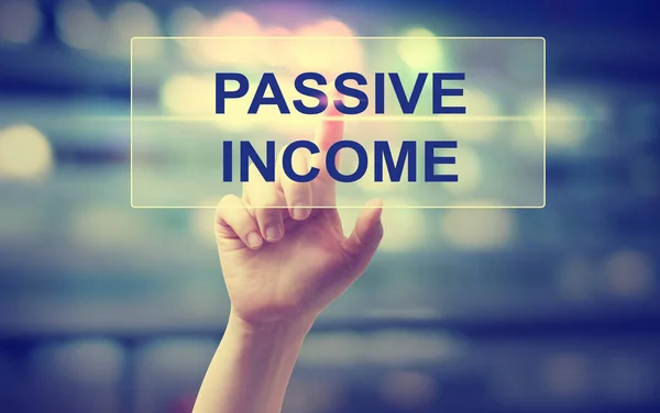 Passive Income concept with hand — Stock Photo, Image