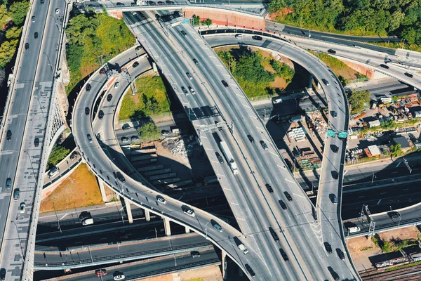 Вид с воздуха на Бронкс, Нью-Йорк — стоковое фото