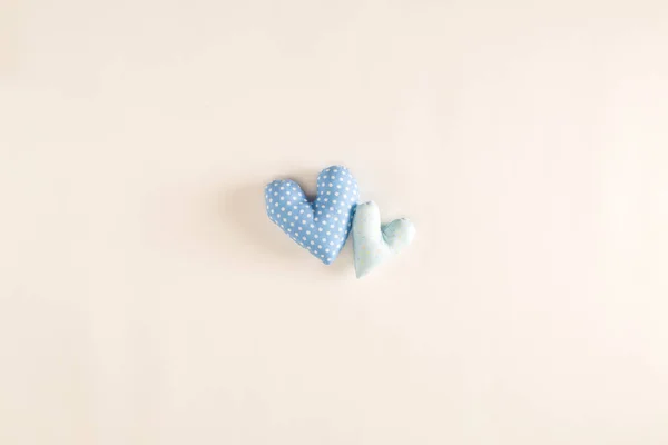 Handmade heart cushions — Stock Photo, Image