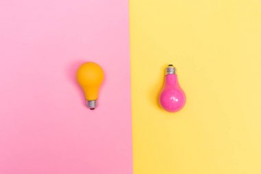 İki renkli Işık Ampüller