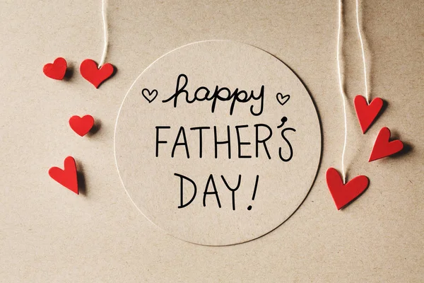 Happy Fathers Day message — Stock Photo, Image