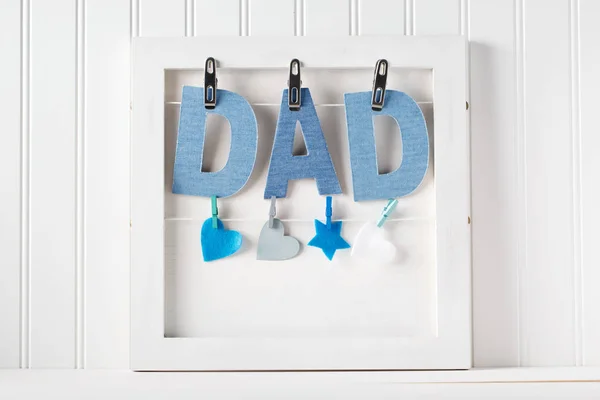 Hanging DAD letters — Stock Photo, Image
