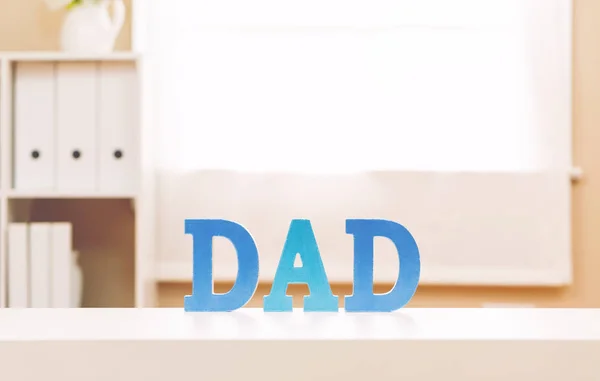 Fathers day with DAD letters — Stock Photo, Image