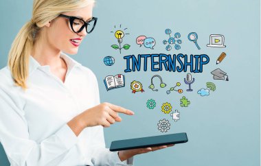 İş kadını ile staj metin