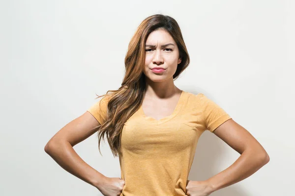 Mujer joven infeliz — Foto de Stock