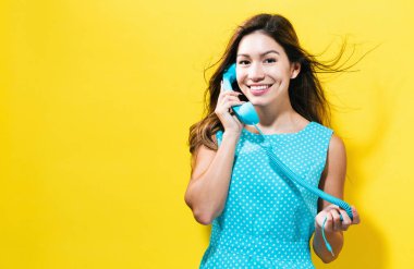 Genç kadın eski moda Evet