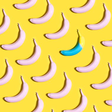 Bir kavramı ile boyalı muz dizi