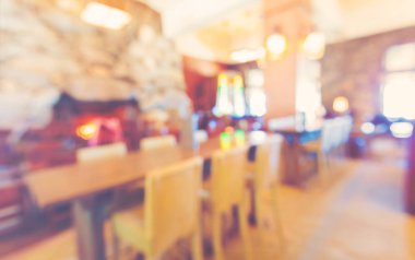 Bulanık restoran içi