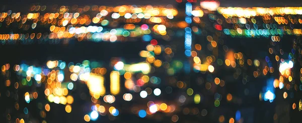 Ny bulanık soyut bokeh arka plan geceleri