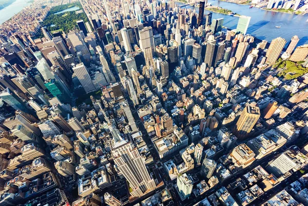 Vista aérea de Midtown Manhattan Nueva York — Foto de Stock