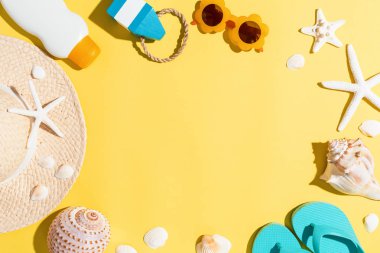 Yaz yaşam tarzı nesneleri Tema