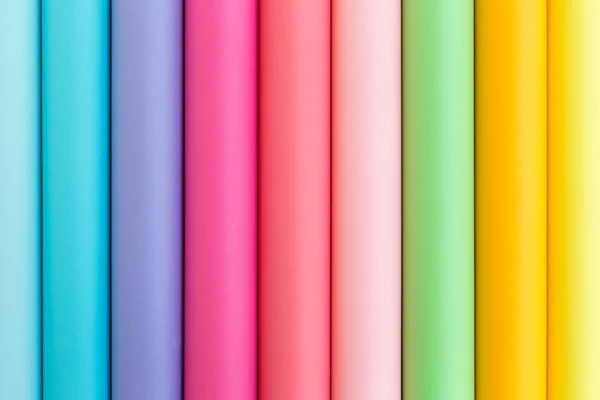 Egy fényes színes papírtekercsek — Stock Fotó