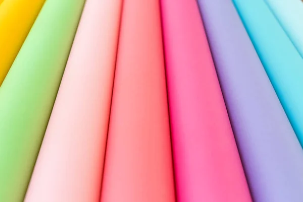 Fényes színes papír tekercs — Stock Fotó