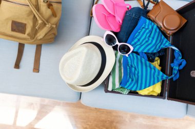 Ambalaj bavul ve sırt çantası