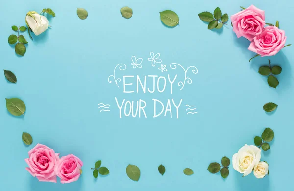 Enjoy Your günü mesajı — Stok fotoğraf