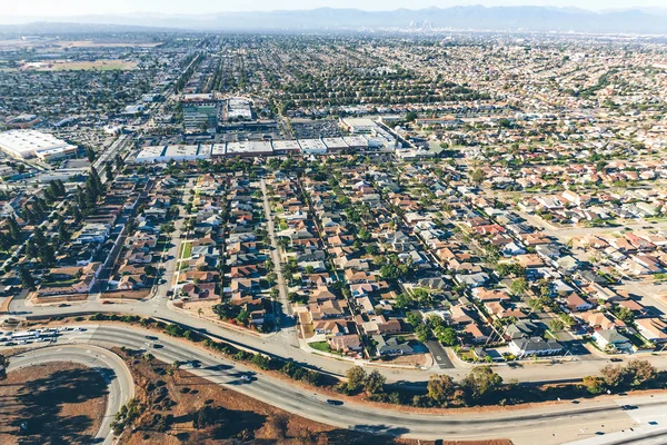 Verkehr auf einer Autobahn in La — Stockfoto