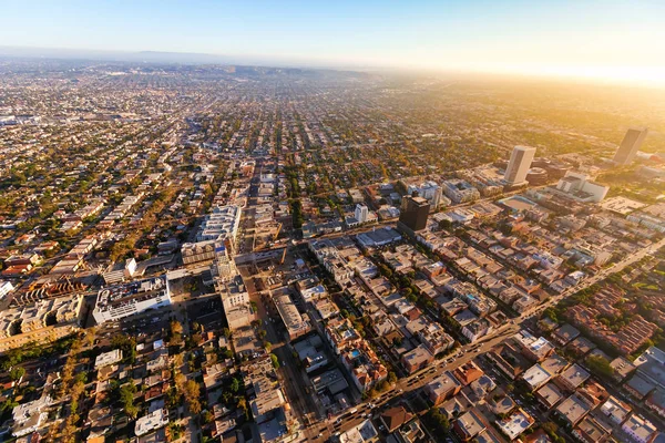 Wilshire Blvd in Westwood, LA — Stock Photo, Image