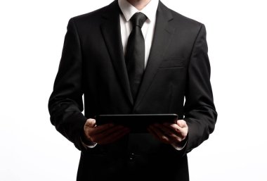 işadamı dijital tablet kullanma 