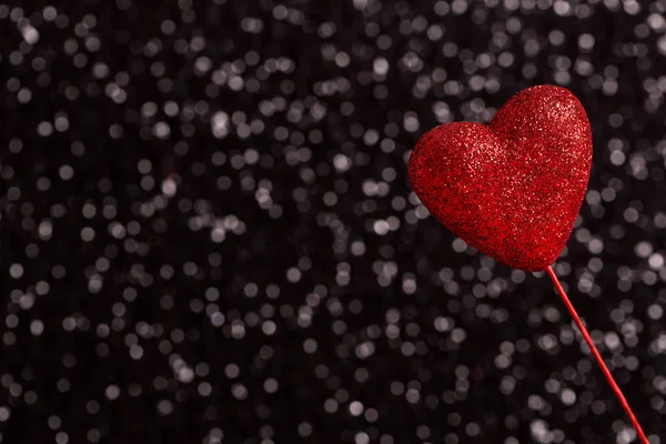 Tema San Valentino con decorazione a forma di cuore — Foto Stock