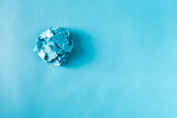 Overhead view of pile of paper pieces — Stock Photo, Image