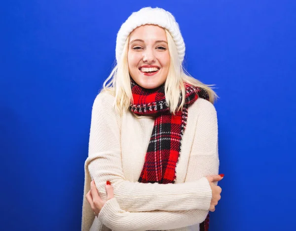 Feliz joven mujer — Foto de Stock