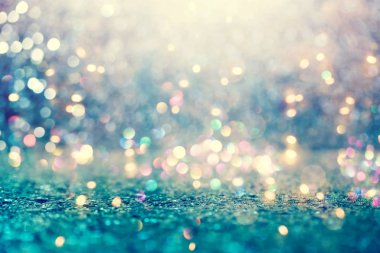Güzel soyut parlak ışık ve glitter