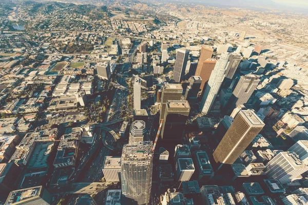 Luftaufnahme einer Innenstadt la — Stockfoto