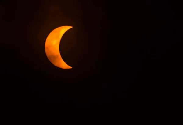 Progressão do eclipse solar — Fotografia de Stock