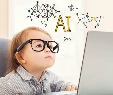 AI metin yürümeye başlayan çocuk kızla