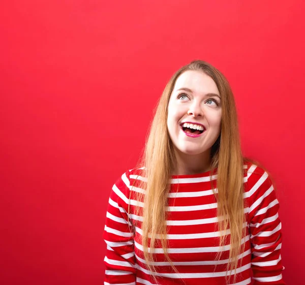 Gelukkig jong vrouw — Stockfoto