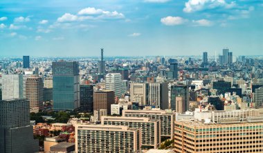 Tokyo, Japonya 'nın hava manzarası