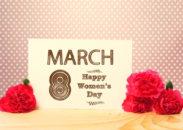 March 8th Happy Womens Day — Stock Photo, Image