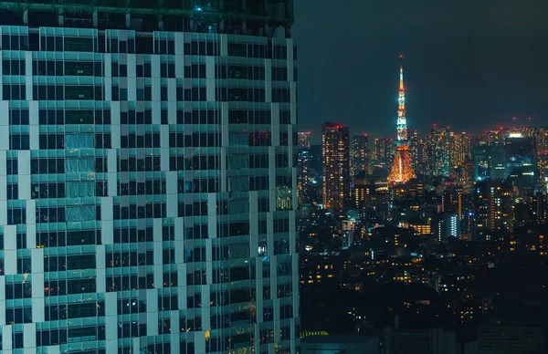 Vista de la Torre de Tokio en Minato Tokio, Japón — Foto de Stock