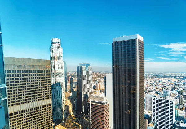 洛杉矶的鸟瞰图, 加利福尼亚州 — 图库照片