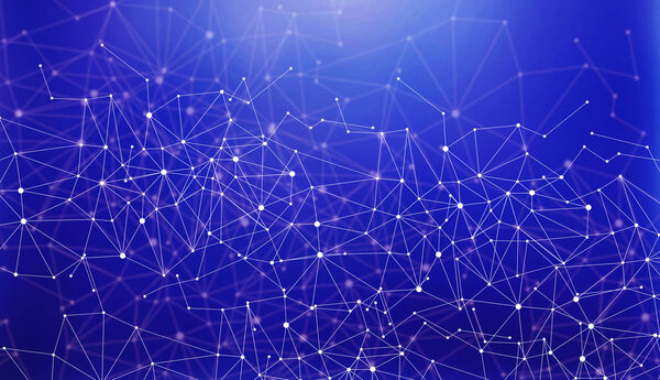 Абстрактная технология геометрических многоугольных линий фона
