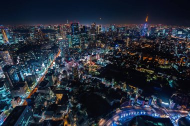 Tokyo, Japonya 'nın hava manzarası