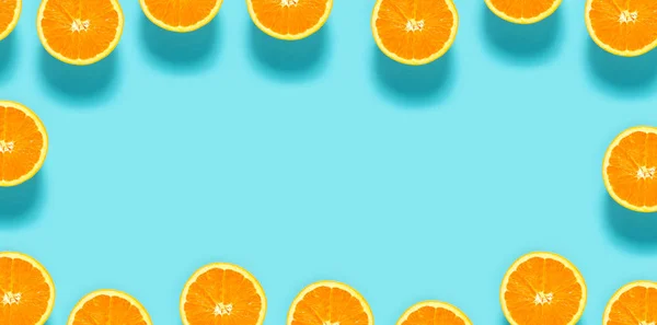 Świeża połówki pomarańczy — Zdjęcie stockowe