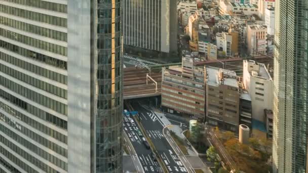 Timelapse dei grattacieli di Tokyo — Video Stock