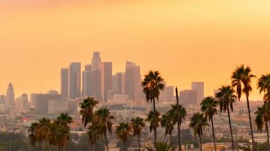 Günbatımı Downtown La hızlandırılmış