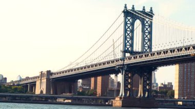 Doğu Nehri NY Manhattan Köprüsü