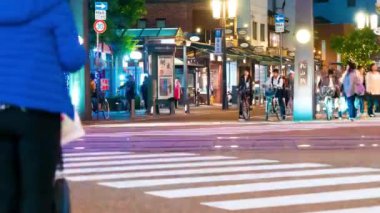 Bir zaman atlamalı bir kesişme Matsuyama, Japonya