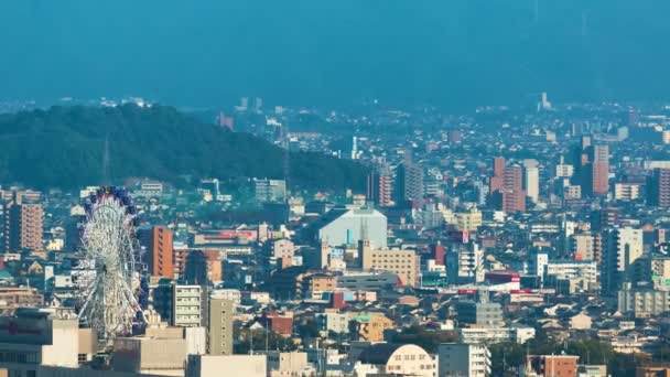 Time lapse of Matsuyama, Japan — Stock Video